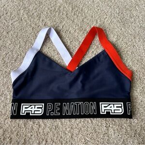 P.E Nation x F45 size small sports bra NWOT